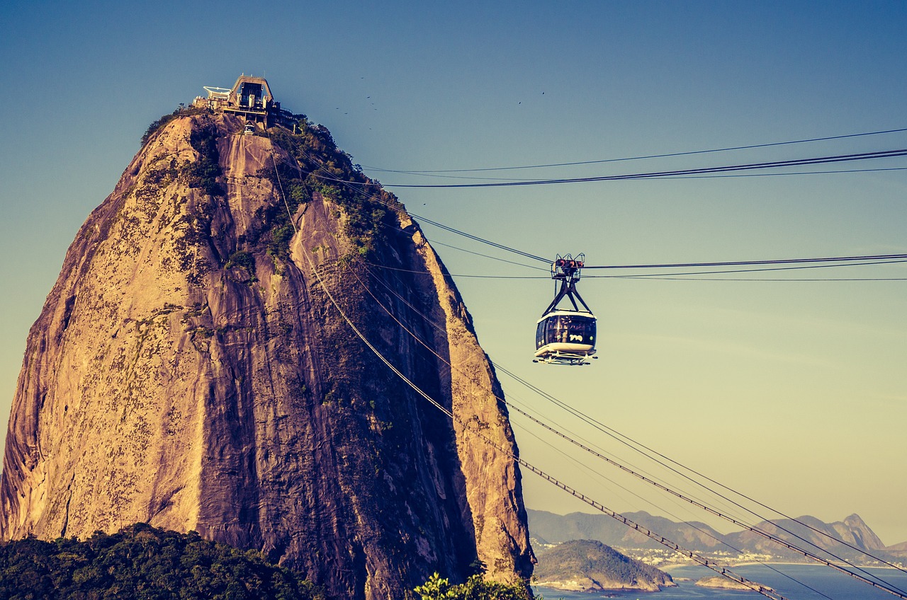 Pão de Açúcar, no Rio de Janeiro. Imagem: Pixabay