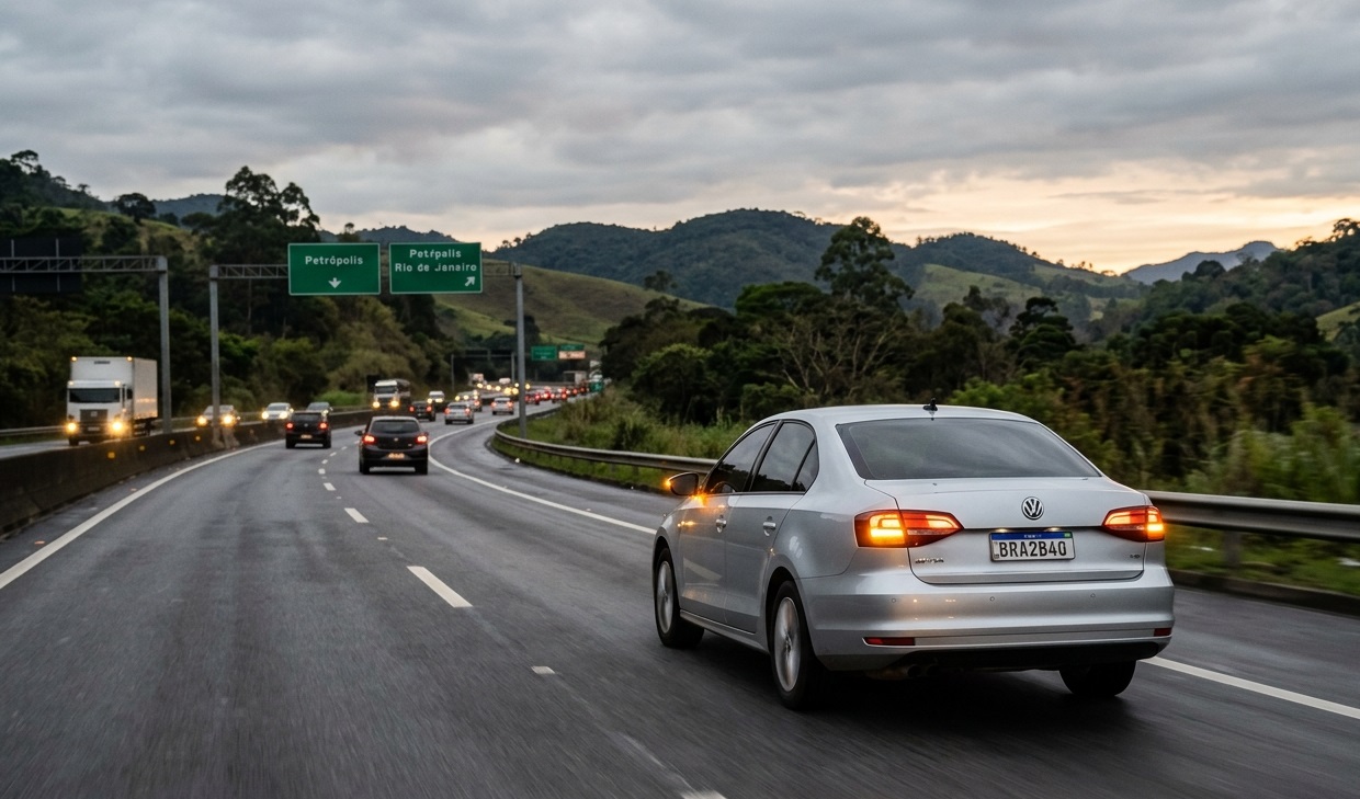 Motorista da frente ligou o pisca-alerta? Saiba o que isso realmente significa na rodovia